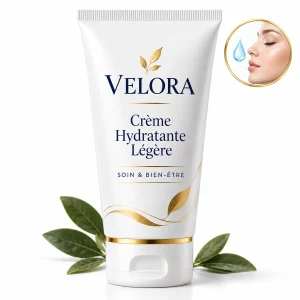 Velora Crème Hydratante Légère — médaillon illustrant le thème : hydratation de la peau
