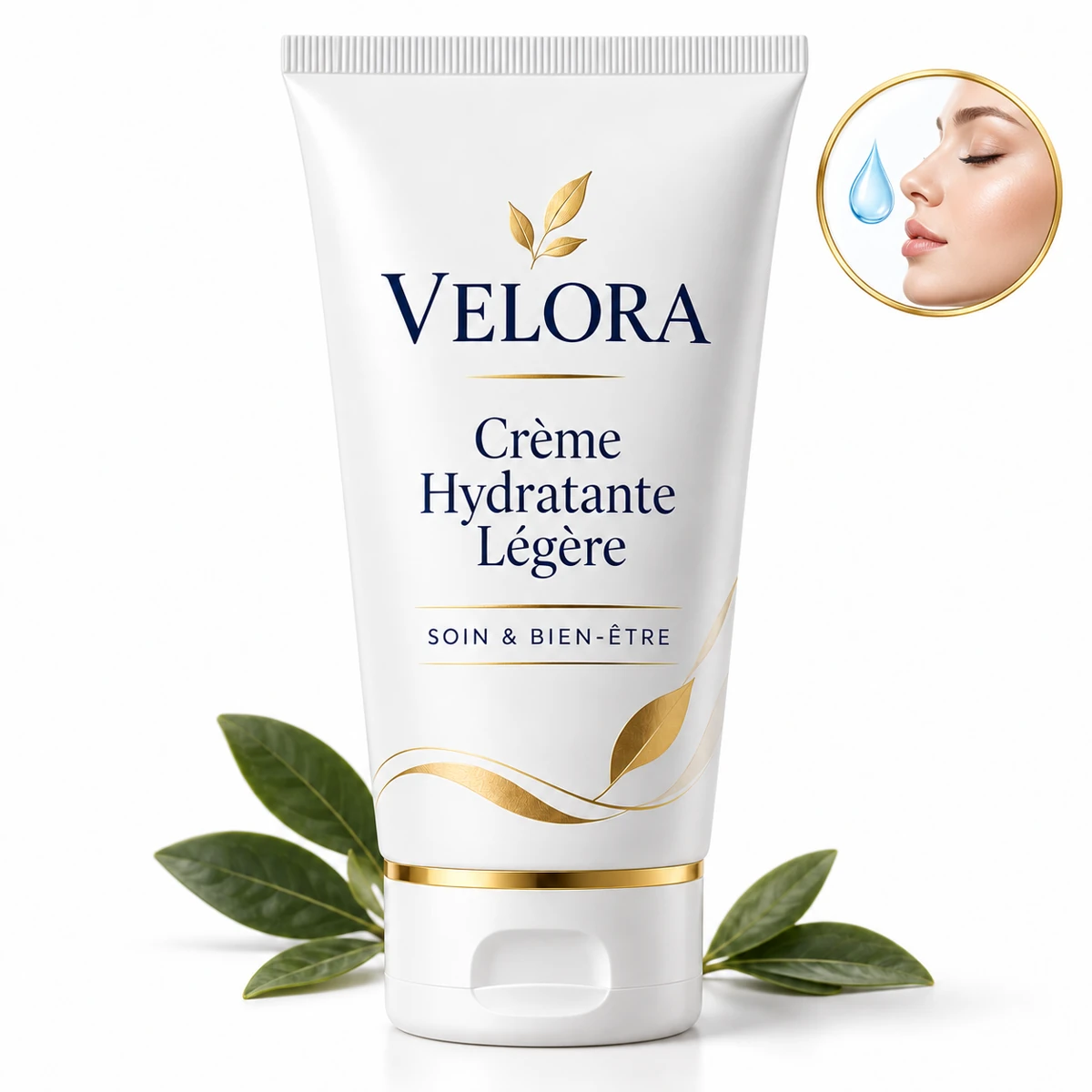 Velora Crème Hydratante Légère — médaillon illustrant le thème : hydratation de la peau