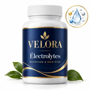 Velora Électrolytes — médaillon illustrant le thème : hydratation