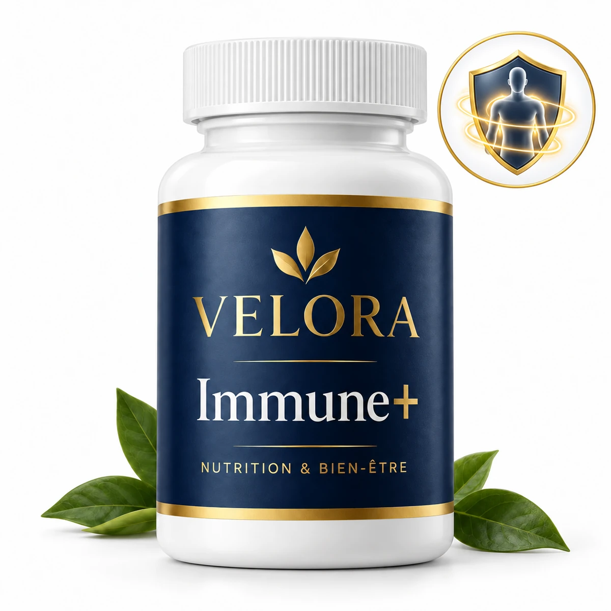 Velora Immune+ — médaillon illustrant le thème : immunité