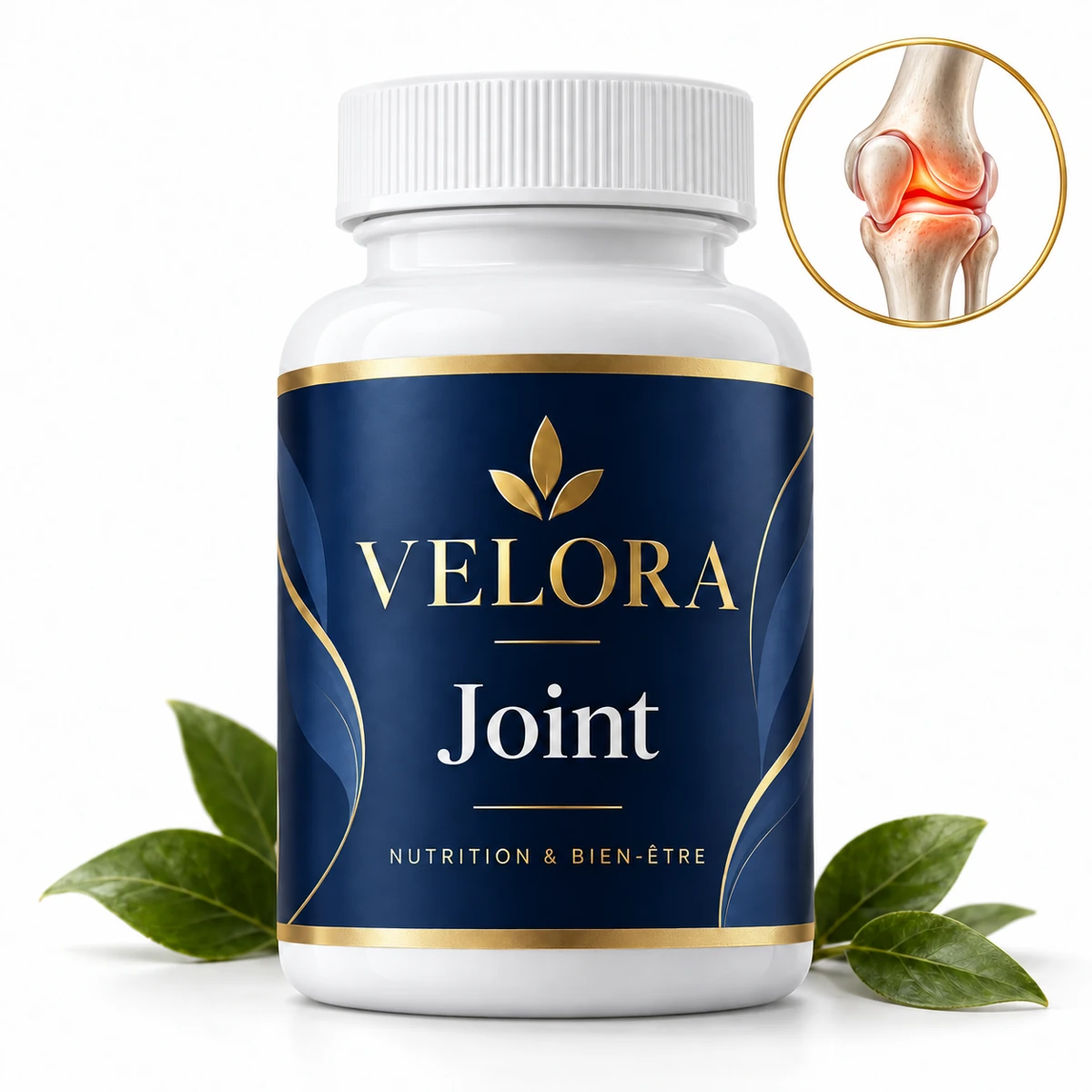 Velora Joint — médaillon illustrant le thème : genou