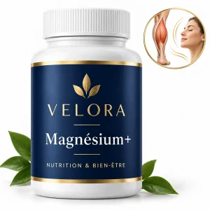 Velora Magnésium+ — médaillon illustrant le thème : muscles et détente