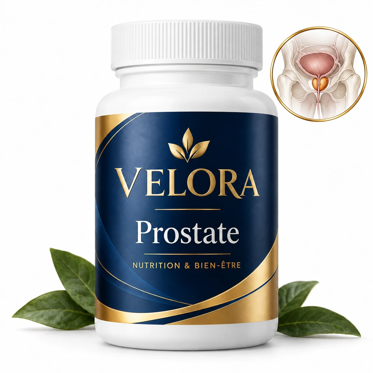 Velora Prostate — médaillon illustrant le thème : prostate