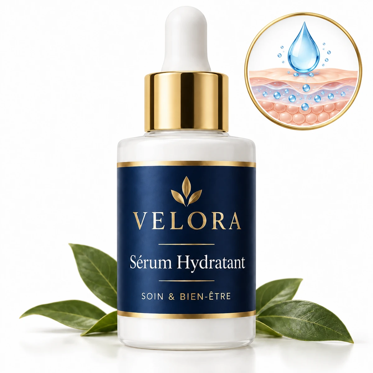 Velora Sérum Hydratant — médaillon illustrant le thème : hydratation de la peau