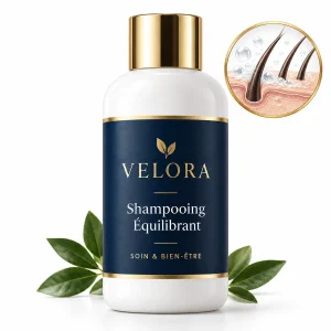 Velora Shampooing Équilibrant — médaillon illustrant le thème : cuir chevelu